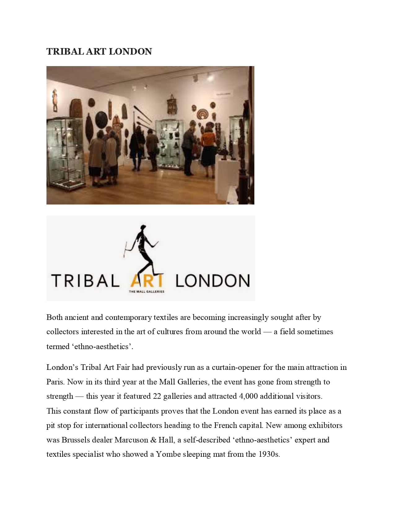 Tribal Art London